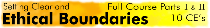 Setting Clear and Ethical Boundaries with Clients